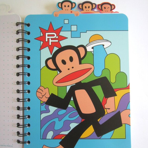 Paul Frank Julius Monkey 4 Tab Notebook - Picture 4 of 11